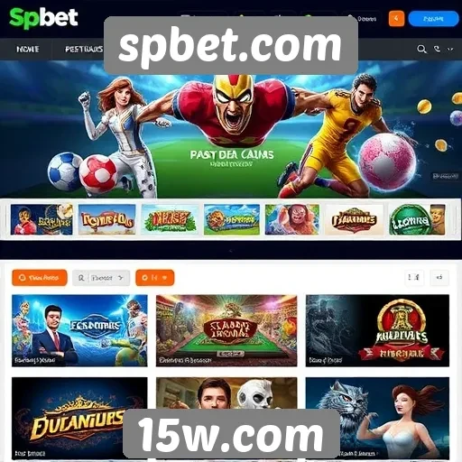 Variedade de jogos disponíveis no spbet.com